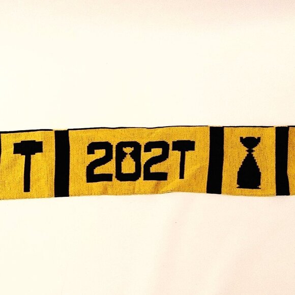 TIM HORTONS HAMILTON Grey Cup Field Scarf Knit Scarf Tassel Scarf - Picture 5 of 10